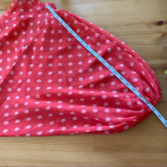 NWOT Anthropologie Polka Dot Sheer Blouse - Picture 12 of 13